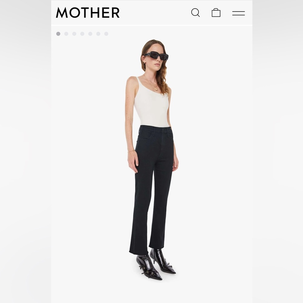 MOTHER denim the hustler ankle fray in not guilty